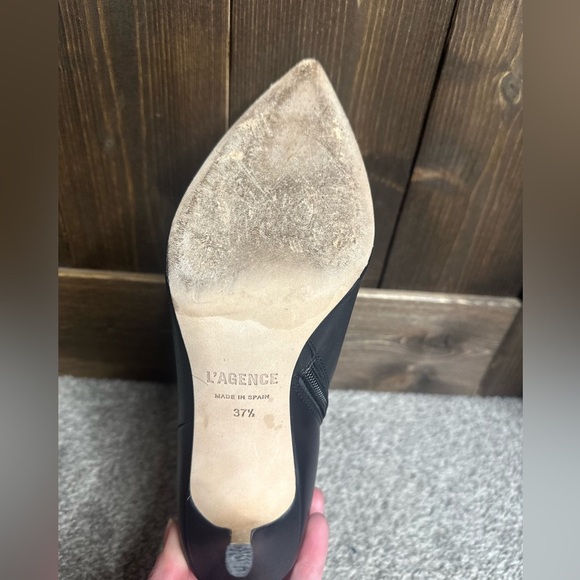 L'AGENCE-pre-loved
Aimee Stiletto Heel Leather Ankle Boots Size 37.5 - Picture 7 of 10